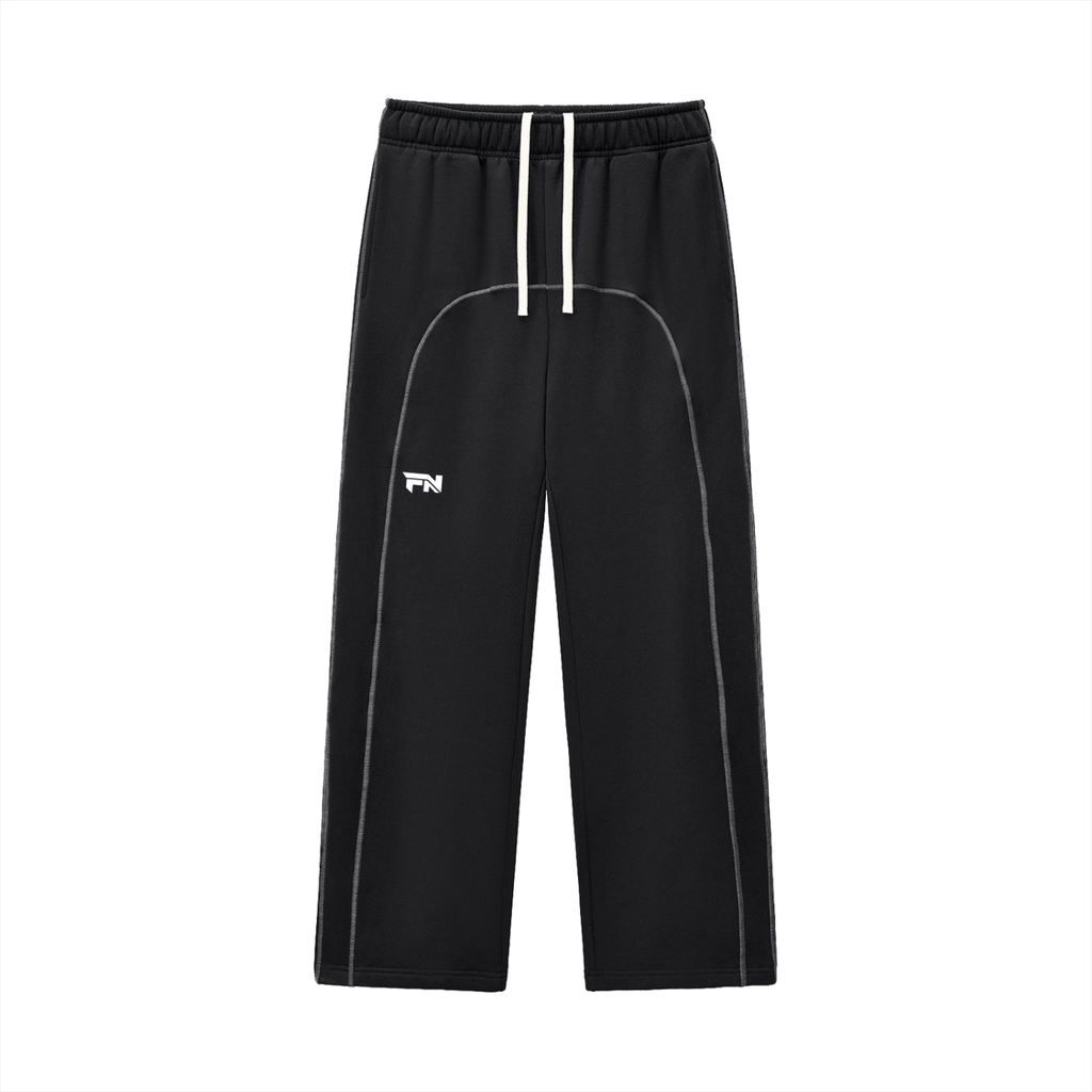 FUELYN Oversized Contrast-Stitched Sweats