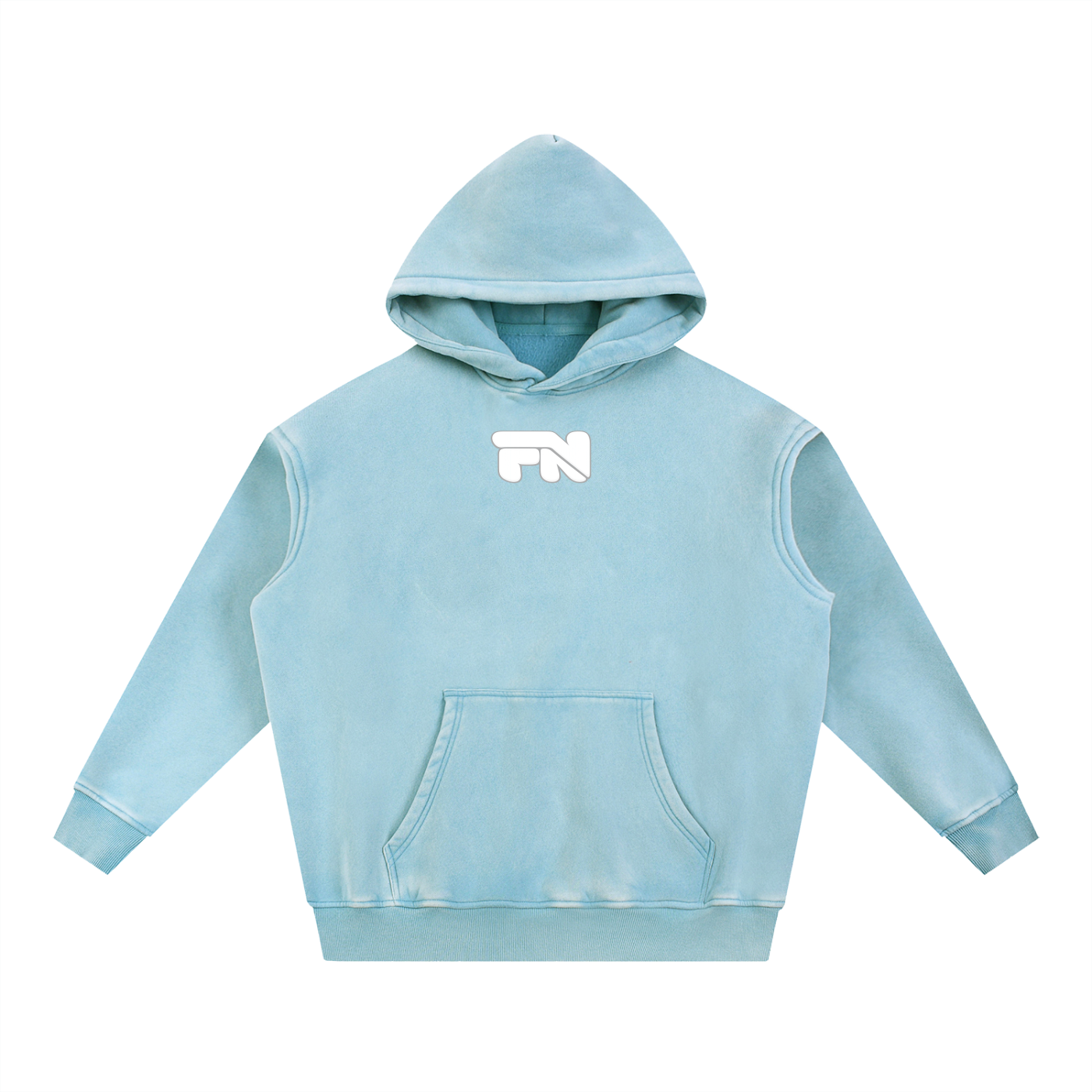 FN Snow Wash Fleece Oversize Hoodie