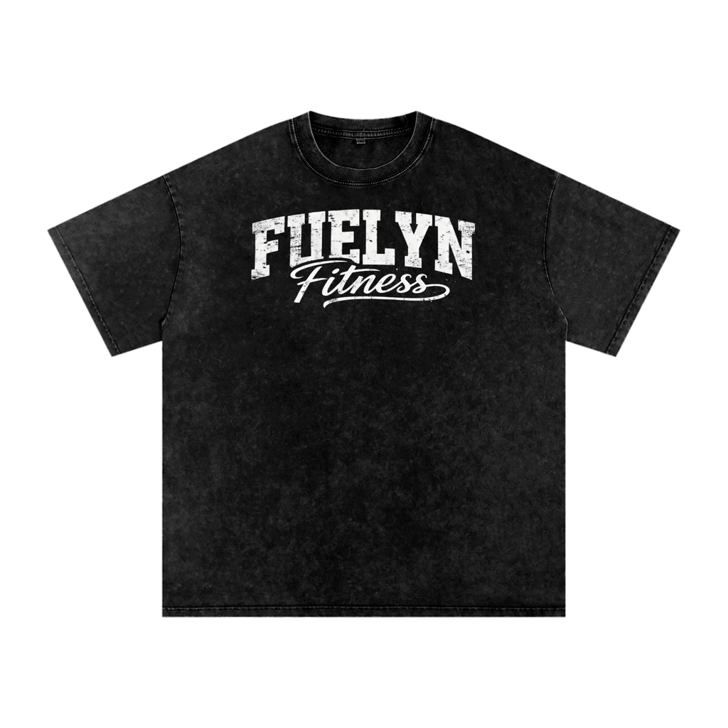 Blessed Strength Washed Oversized Cotton T-Shirt