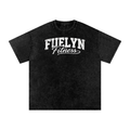 Blessed Strength Washed Oversized Cotton T-Shirt
