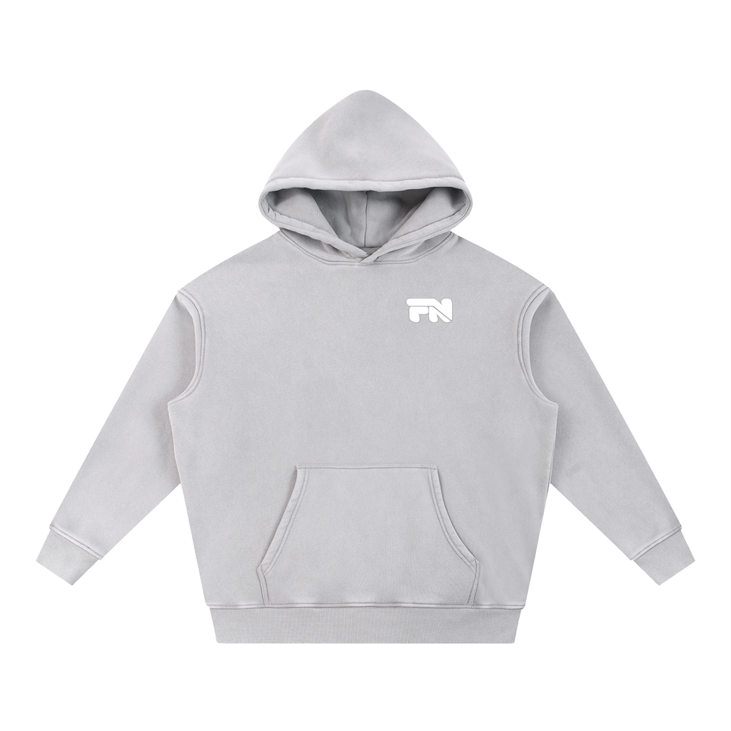 FUELYN Bubble Builder Washed Fleece Oversize Hoodie