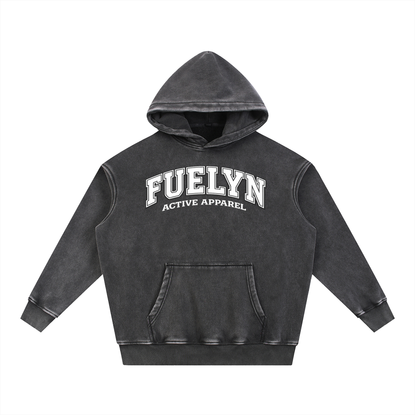 FUELYN Heritage Snow Wash Fleece Oversize Women's Hoodie