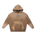 FUELYN Iron Spine Vintage Washed Frayed Fleece Hoodie