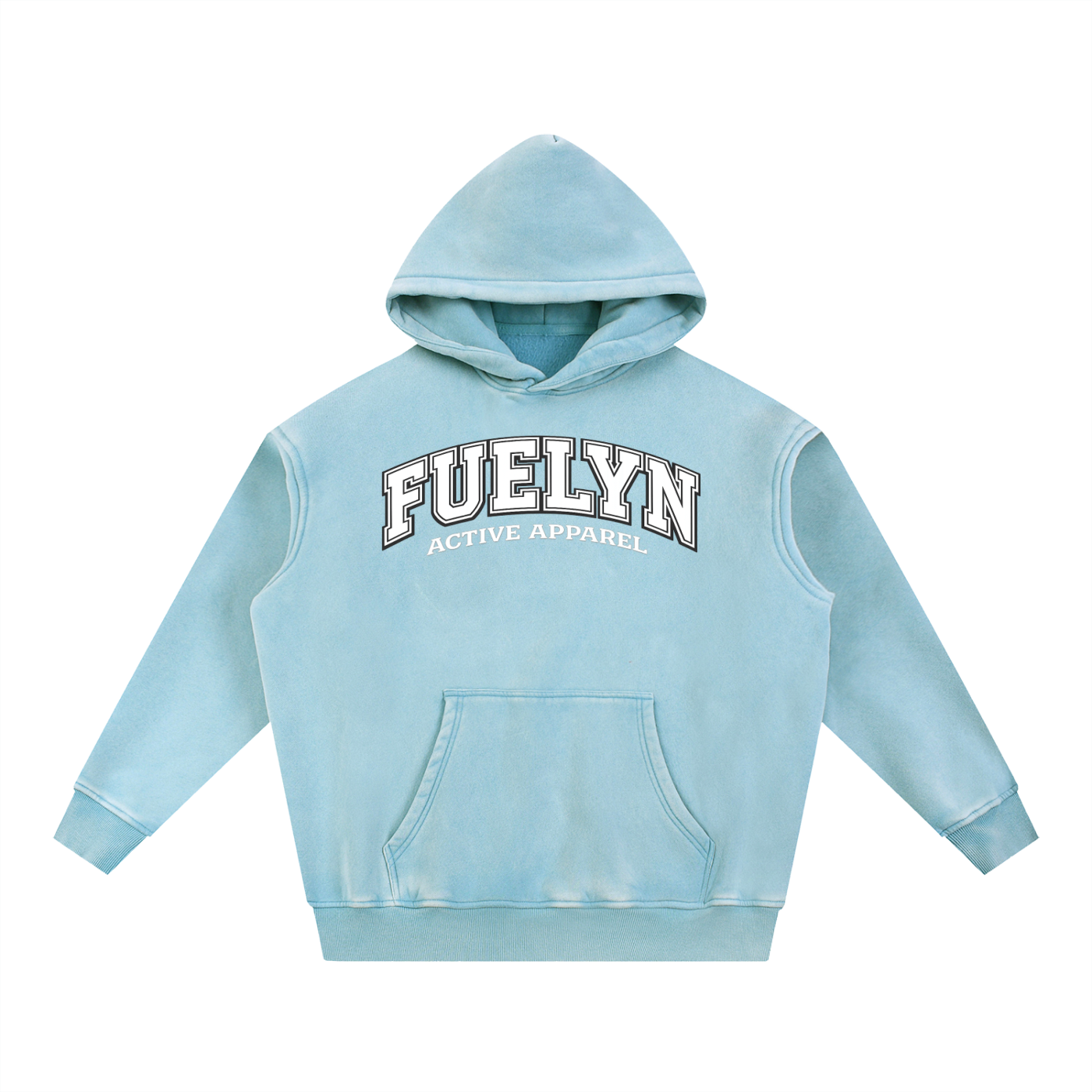FUELYN Heritage Snow Wash Fleece Oversize Women's Hoodie