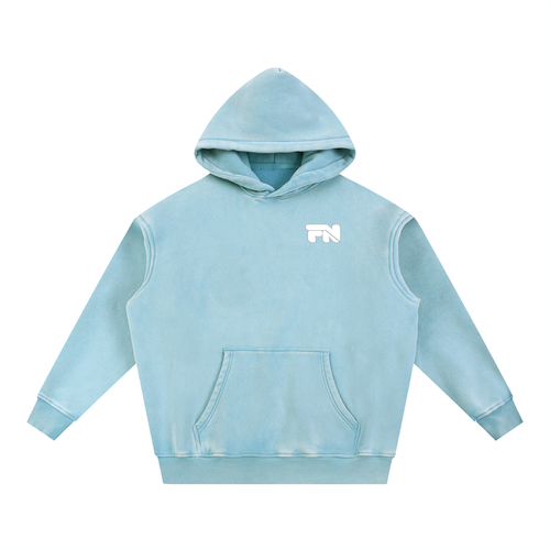 FUELYN Bubble Builder Washed Fleece Oversize Hoodie