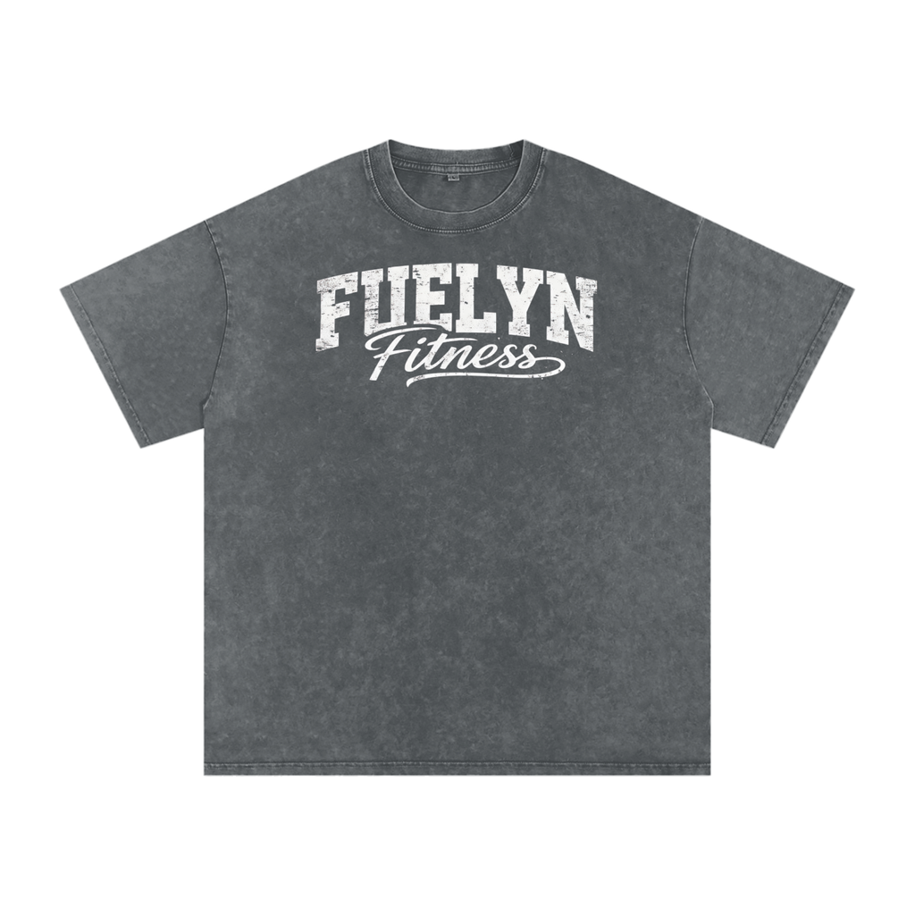 Blessed Strength Washed Oversized Cotton T-Shirt