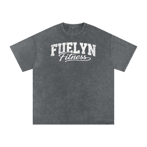 Blessed Strength Washed Oversized Cotton T-Shirt